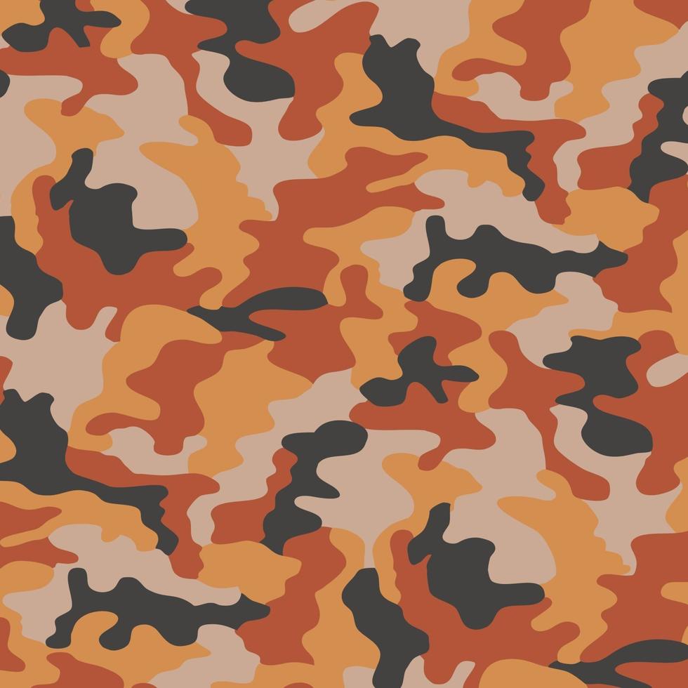 Fondo de impresión de color caqui de textura de camuflaje militar - vector