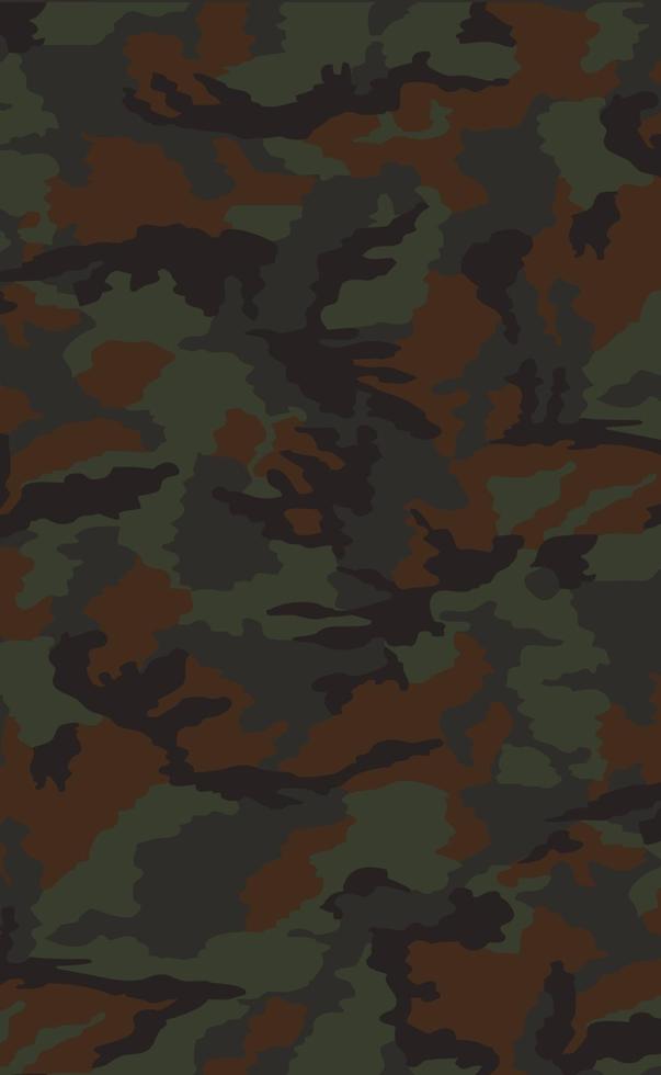 Fondo de impresión de color caqui de textura de camuflaje militar - vector