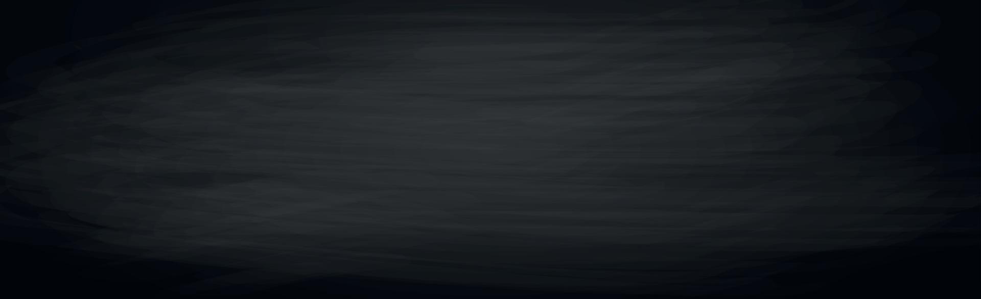 Dark Black Textured Panoramic Background vector