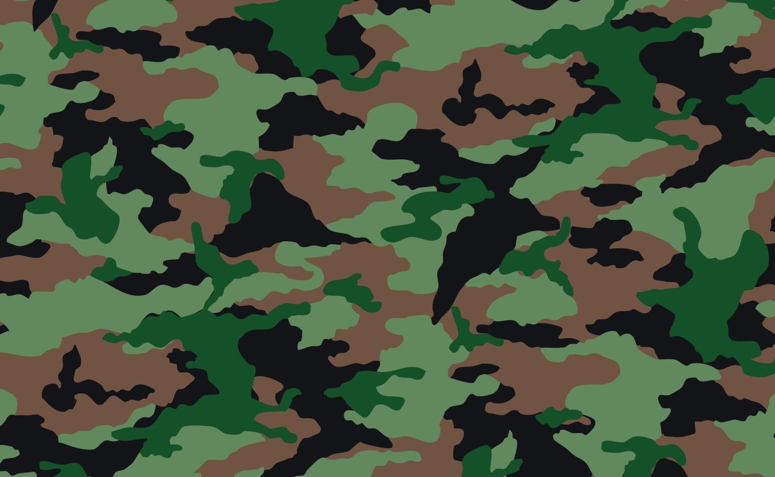 Fondo de impresión de color caqui de textura de camuflaje militar - vector