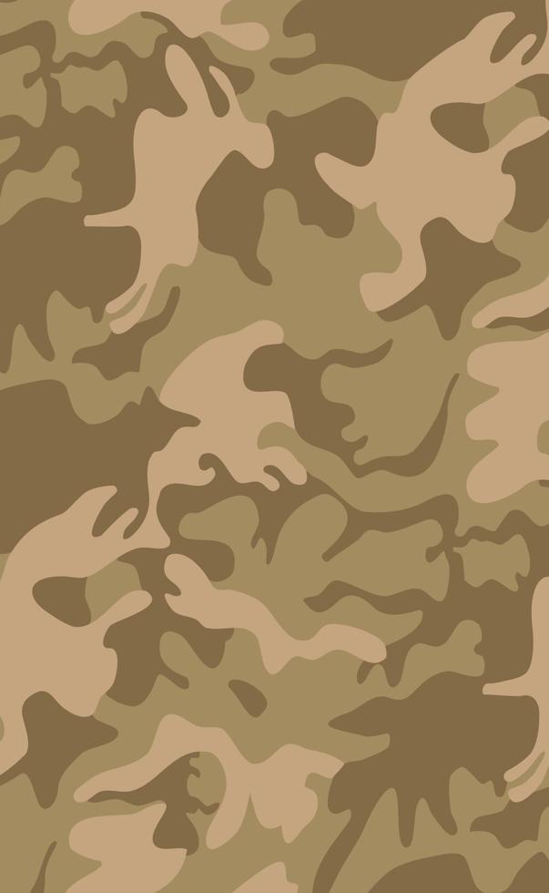 Military camouflage texture khaki print background - Vector