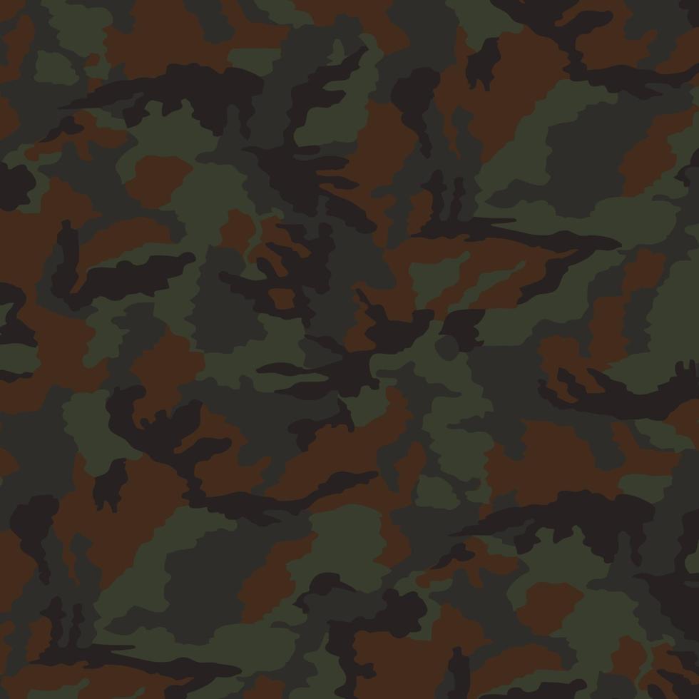 Fondo de impresión de color caqui de textura de camuflaje militar - vector