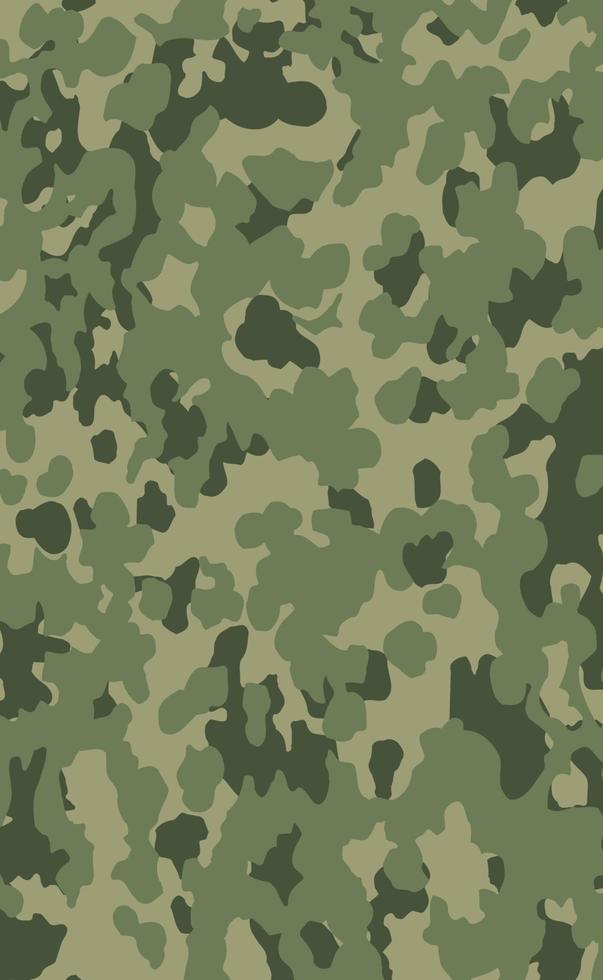 Military camouflage texture khaki print background - Vector