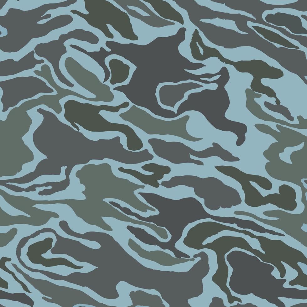 Fondo de impresión de color caqui de textura de camuflaje militar - vector