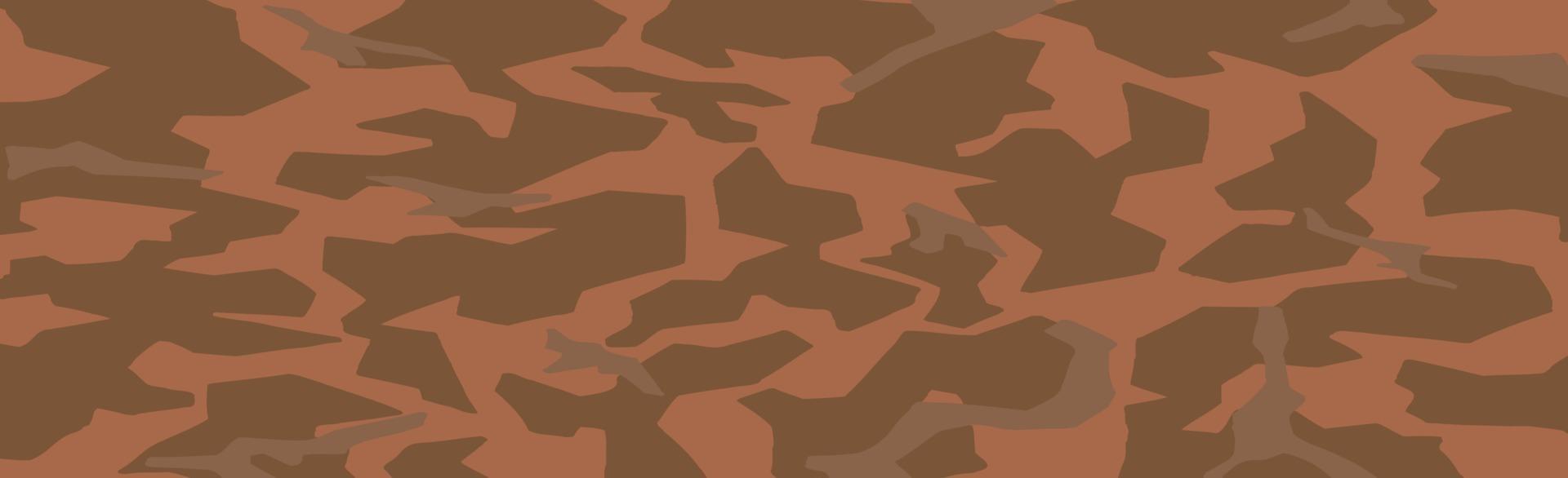 Military or hunting panoramic khaki vector