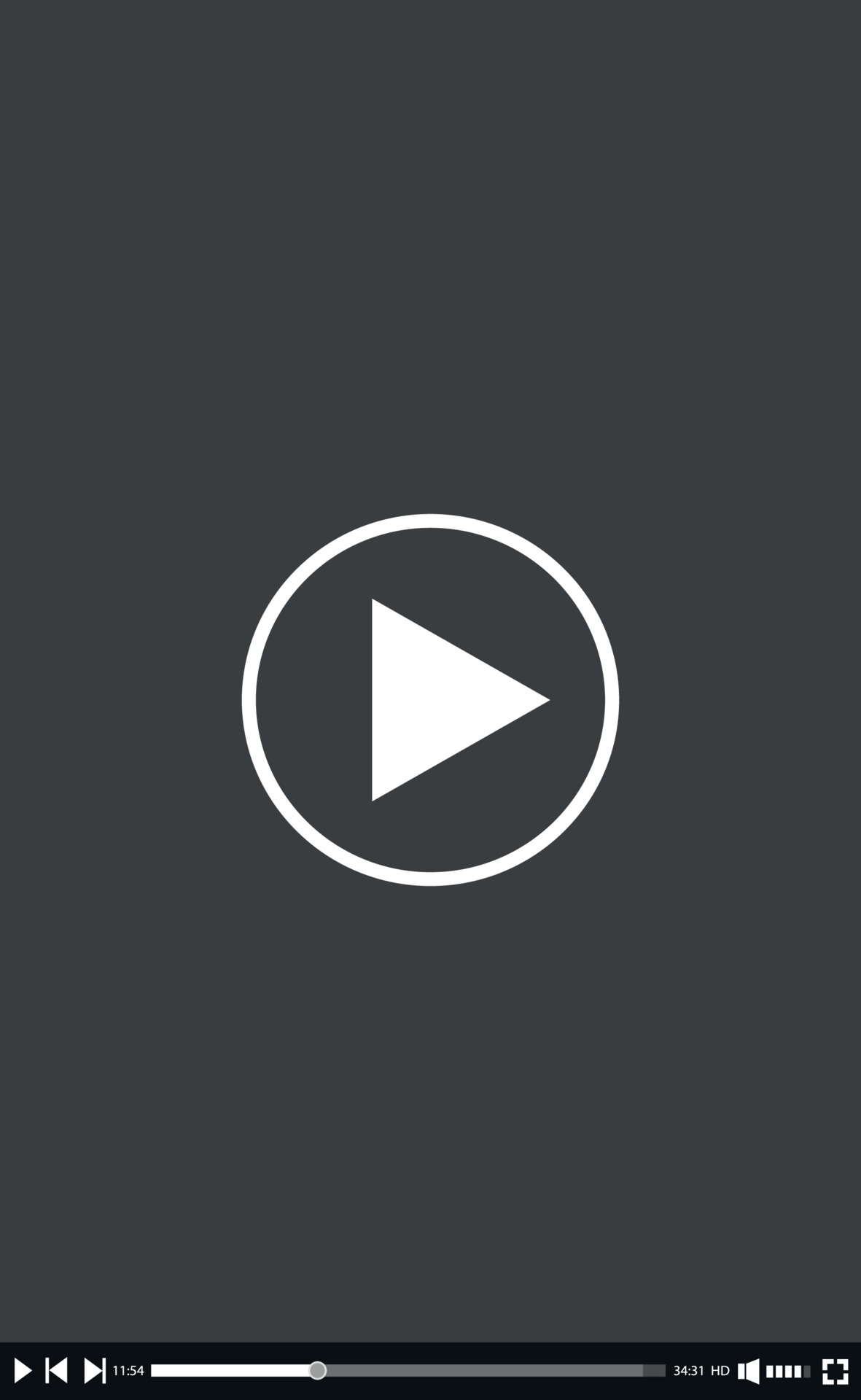 Video and Media Player Interface Template - Vector 2368532 Vector Art ...