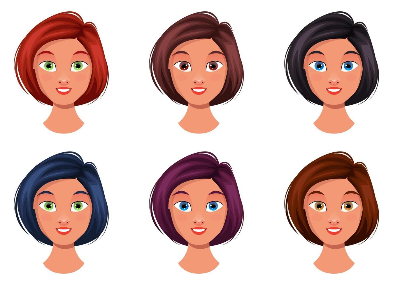 Woman face vector design illustration isolated on white background