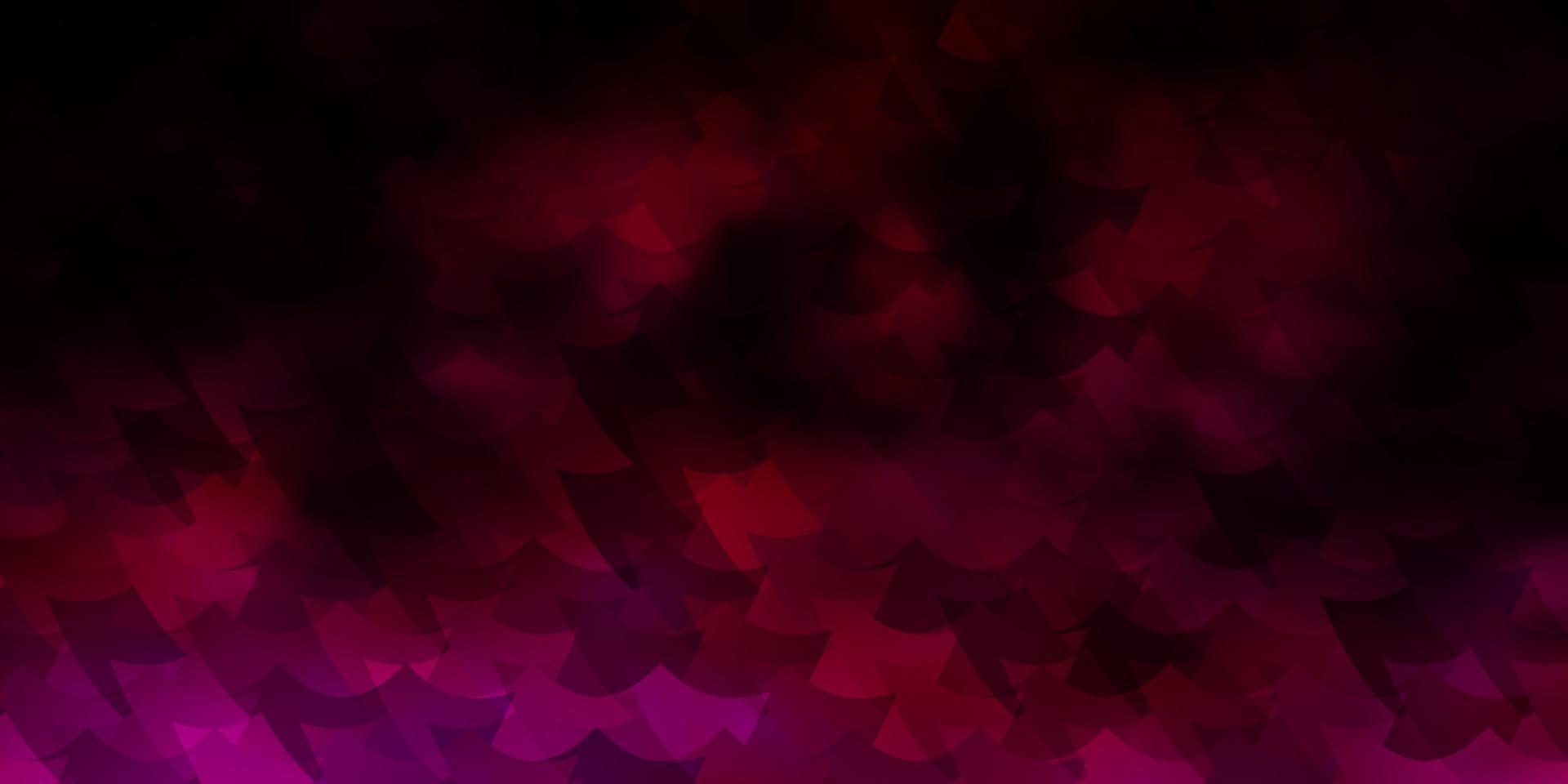 Dark Pink vector pattern in square style.