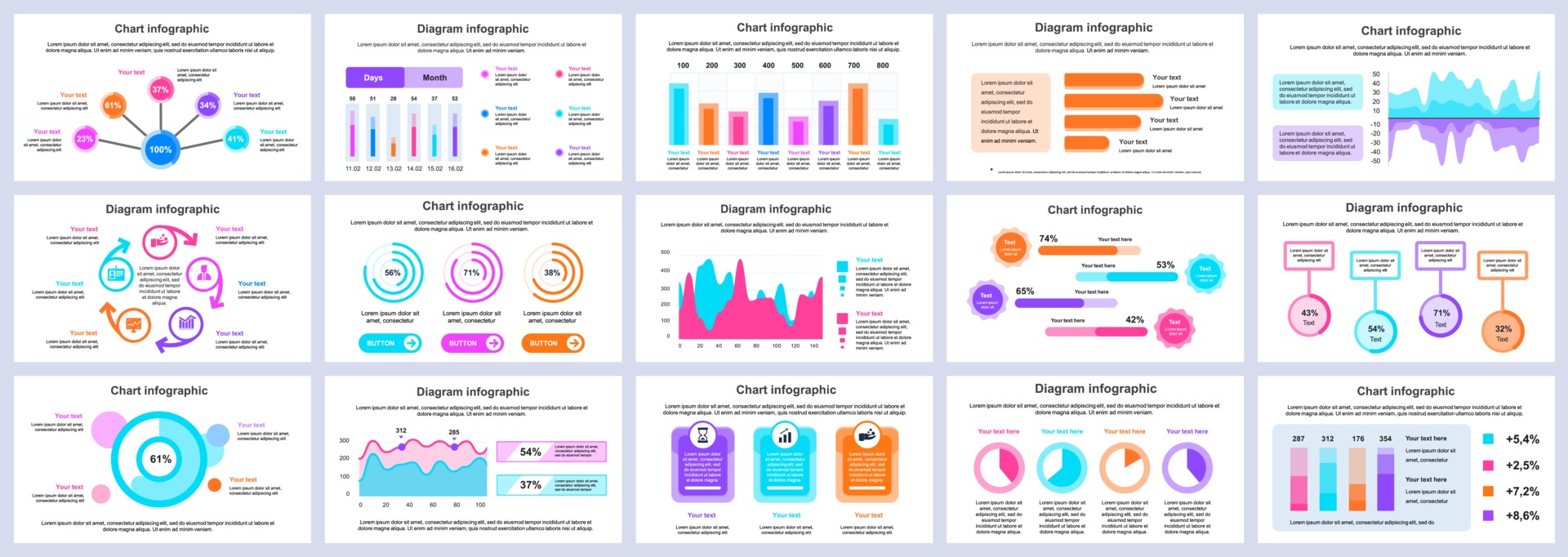 Business and finance infographics presentation slides template vector ...