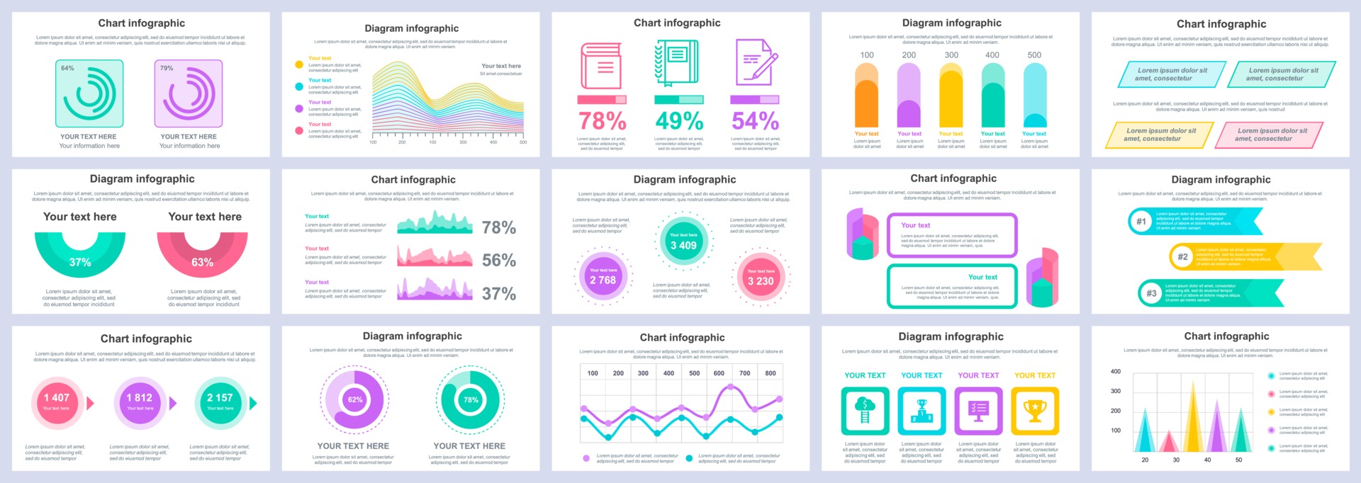 Business and finance infographics presentation slides template vector ...