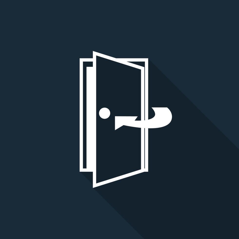 Keep Door Closed Symbol Sign On black Background On black Background vector