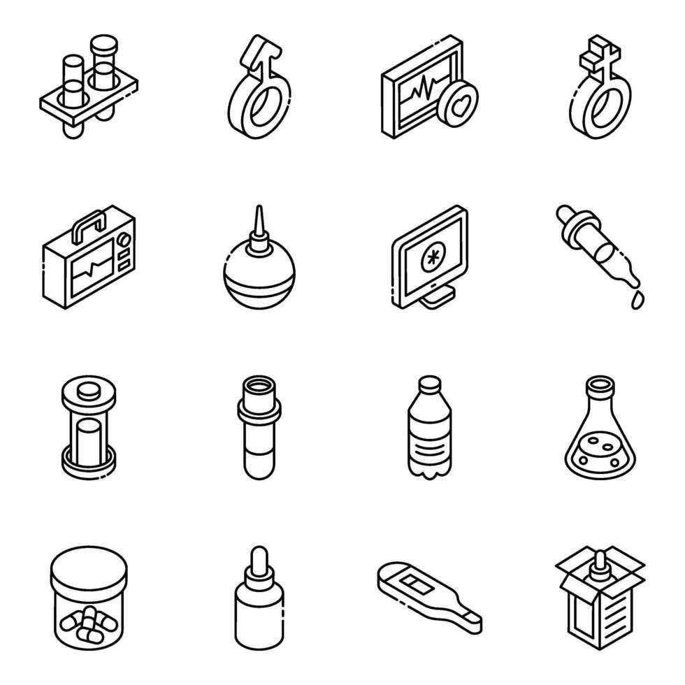 Hospital Supplies Glyph vector