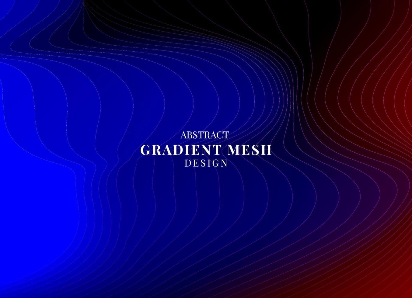 ilustration graphic vector of gradient mesh abstract design