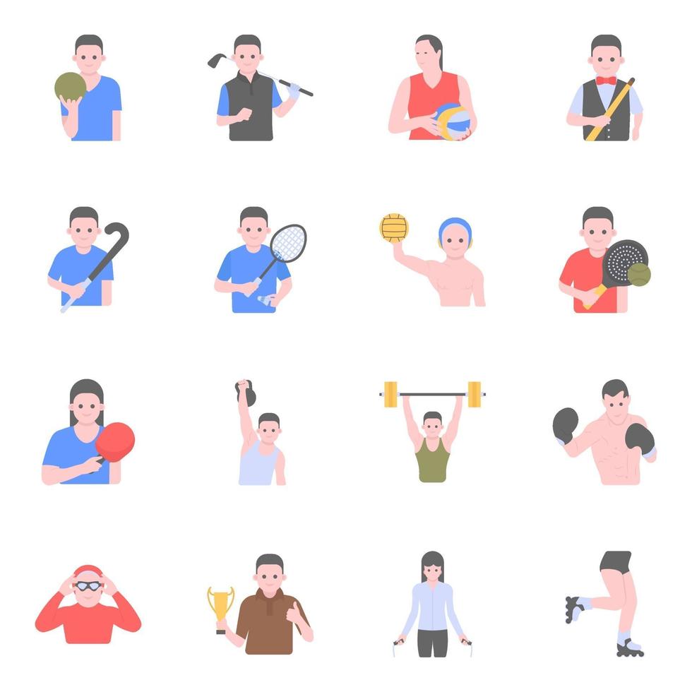 Amusement and Fitness Exercise vector