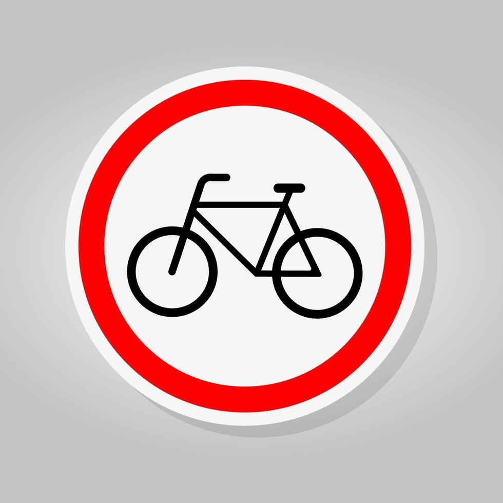 Bicycles Only traffic Road Sing vector