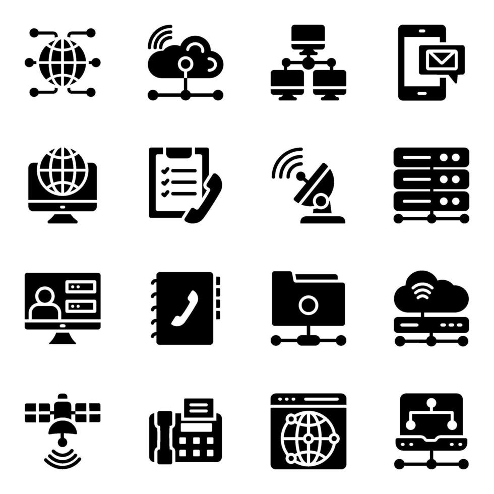 Networking and Communication vector