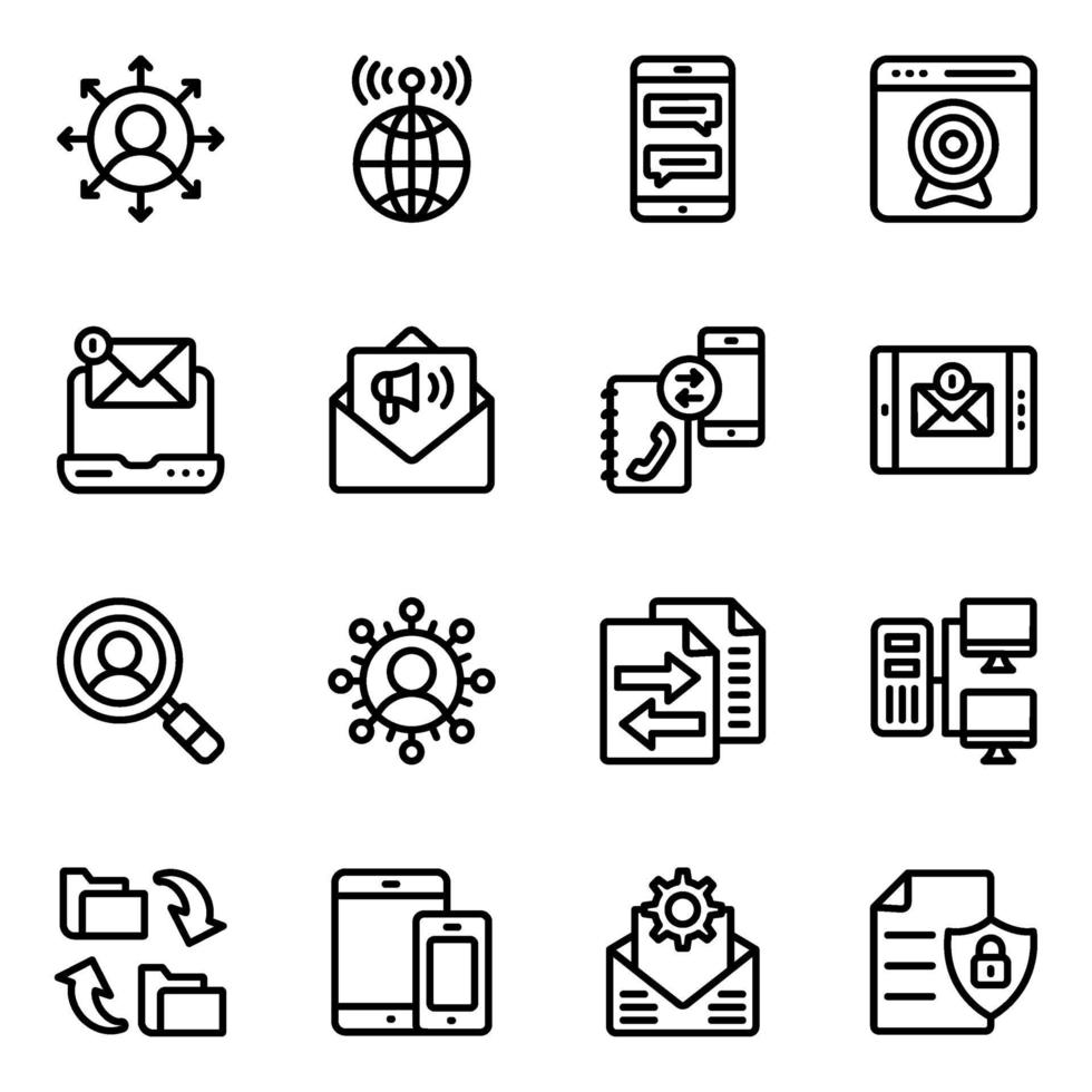 Users Connection and Communication vector