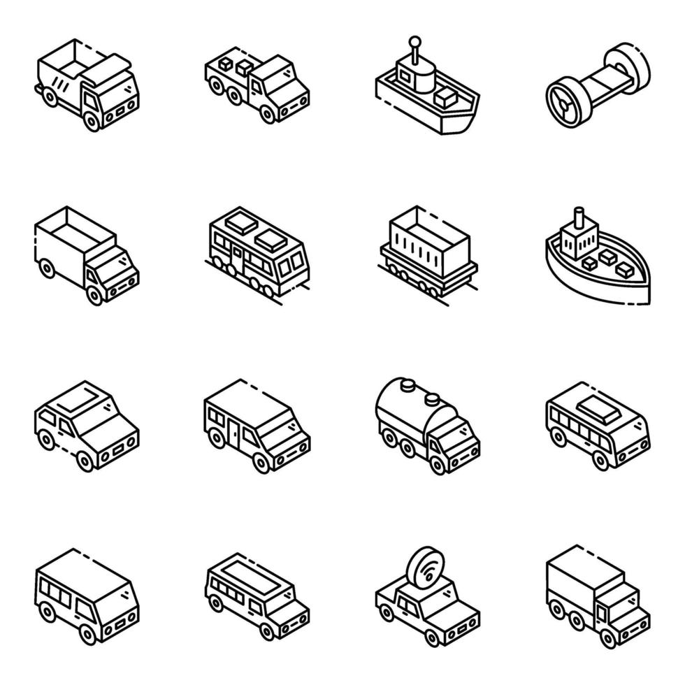 Automobiles and Transport vector