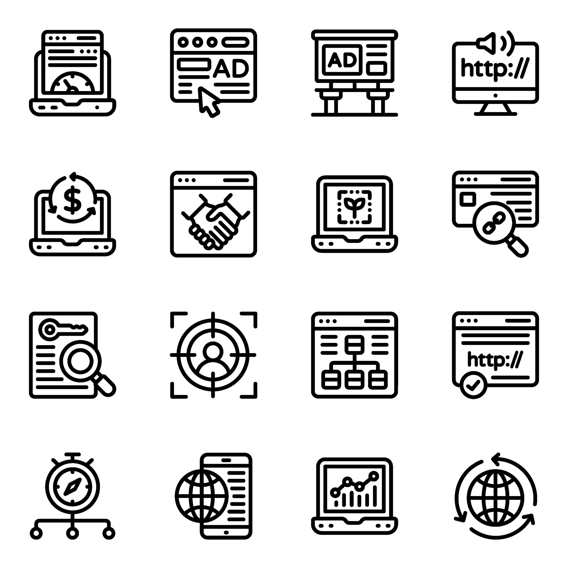 Web Interface Linear 2369729 Vector Art at Vecteezy