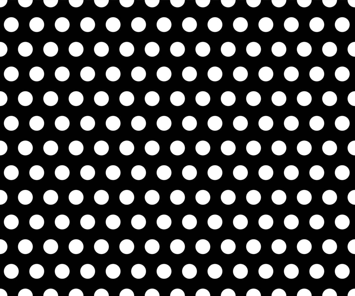 black and white polka dot pattern background vector 2369785 Vector Art
