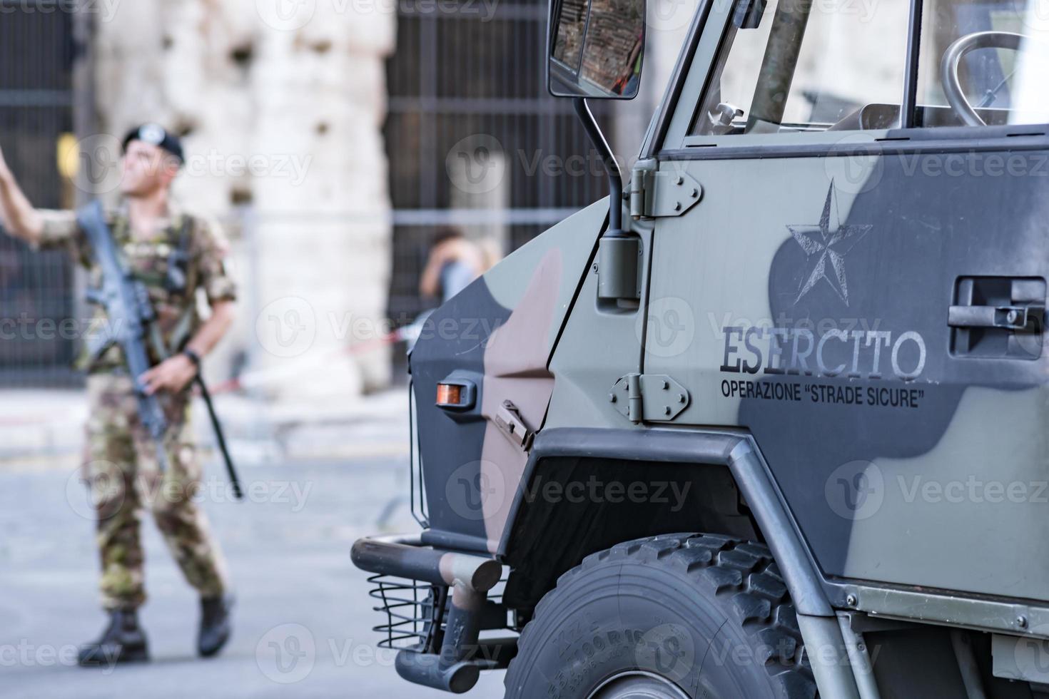 Italian army truck photo