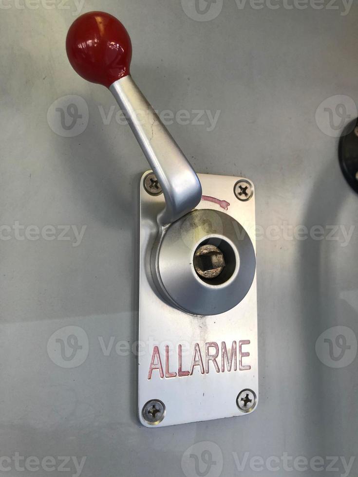 Italian alarm lever photo