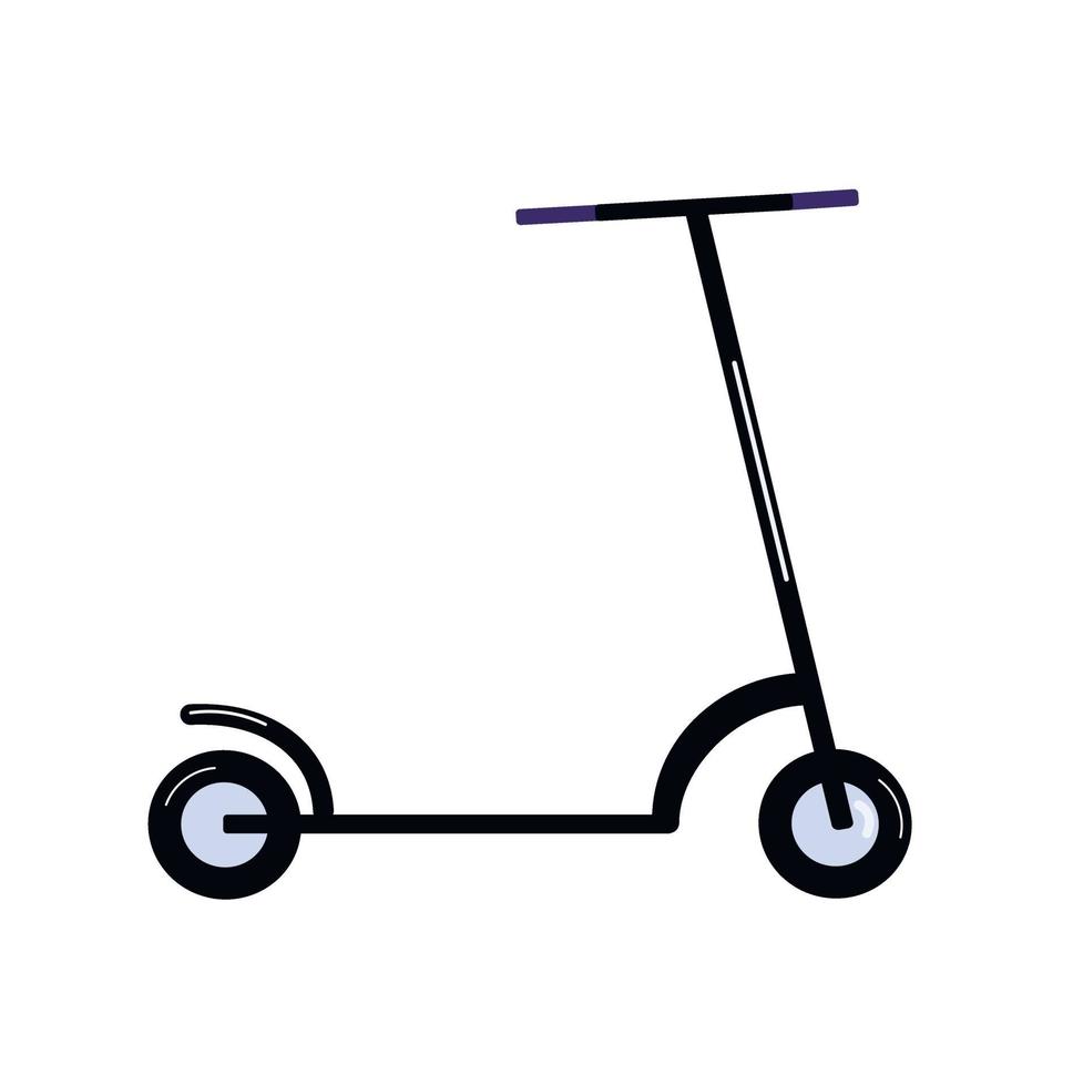 Electric scooter isolated on a white background vector