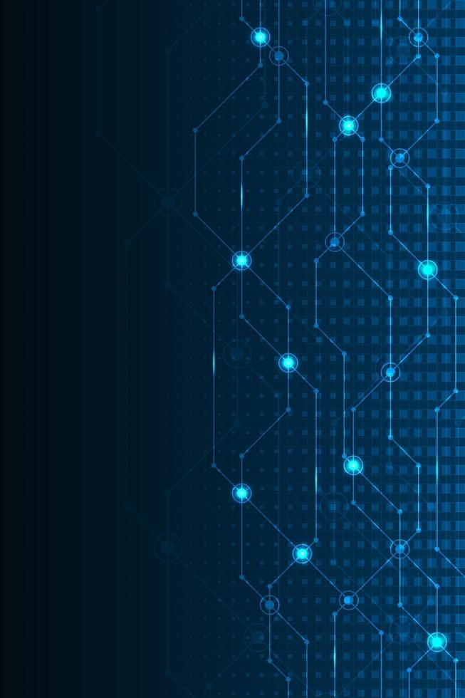 background with electronic circuit boards vector