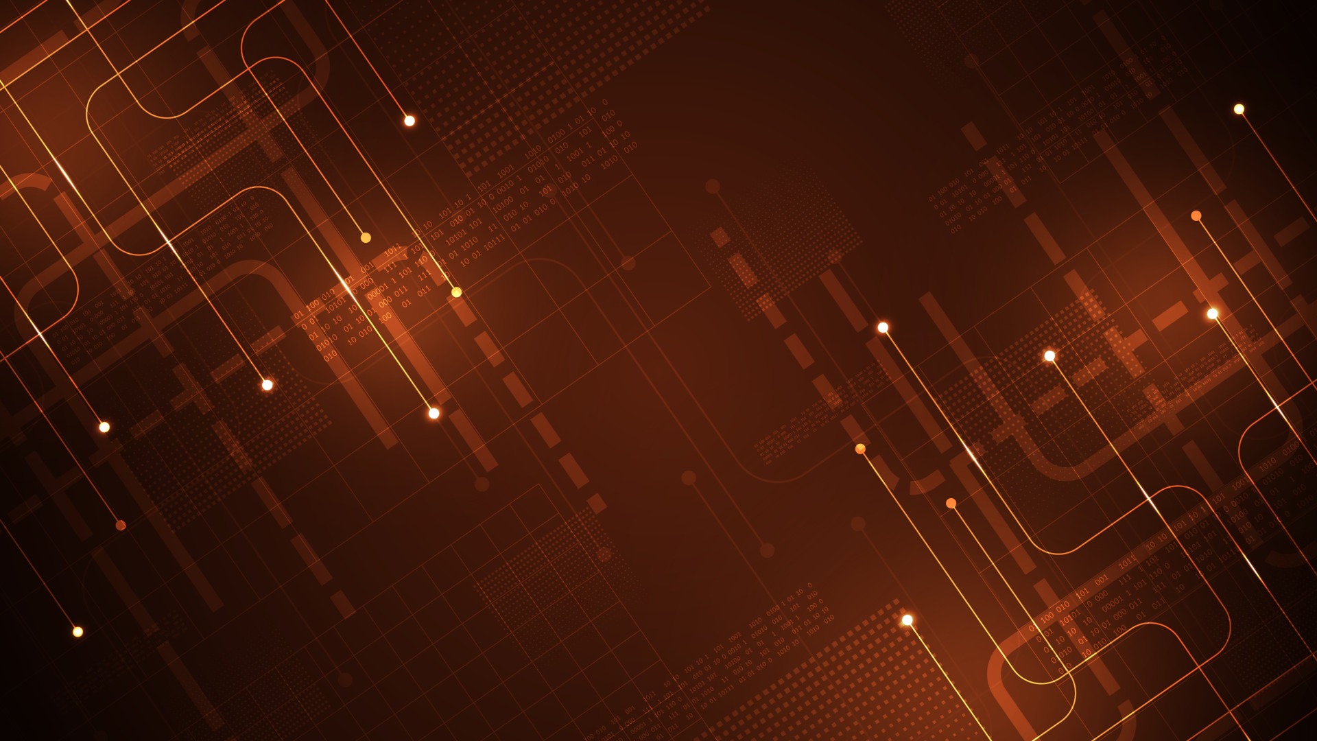 Diagonal electronic circuit design on dark orange background 2370760 Vector  Art at Vecteezy