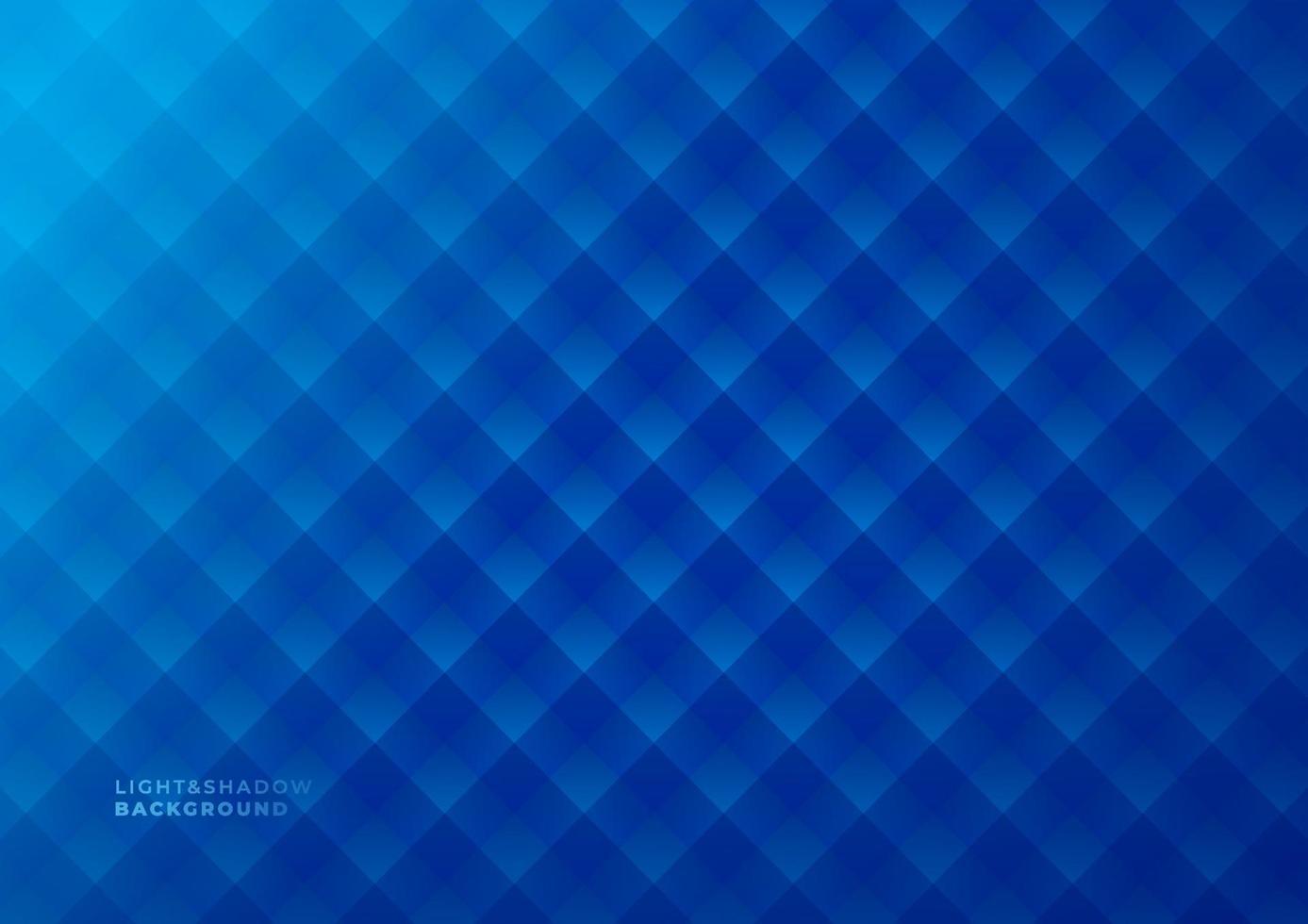 Dark blue geometric light and shadows abstract background. vector