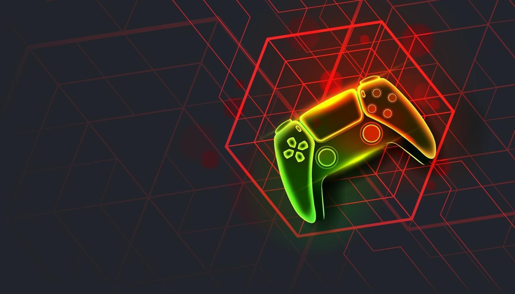 Chiếc game controller neon sáng rực này thật là phong cách và đầy sáng tạo. Hãy xem hình chiếc controller này để cảm nhận ngay sự nổi bật và cá tính mà nó mang lại.