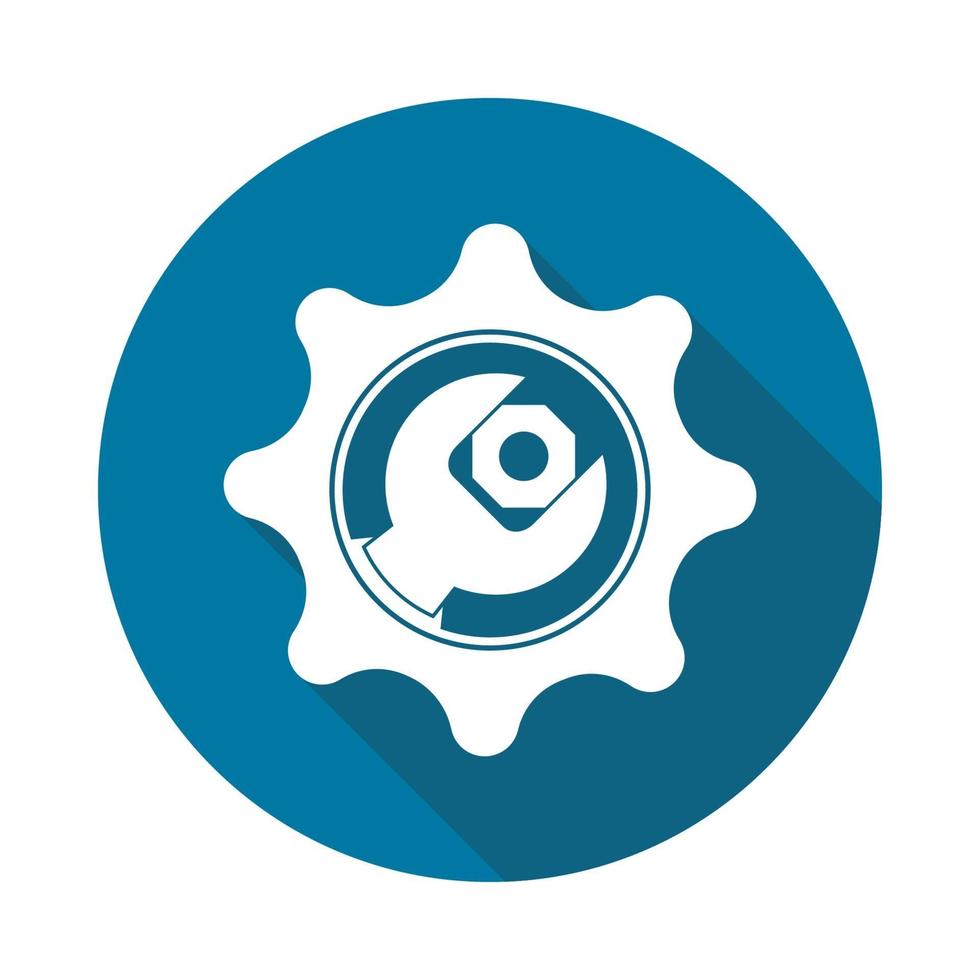 Service Tool icon on white background,Simple design style.vector illustration vector