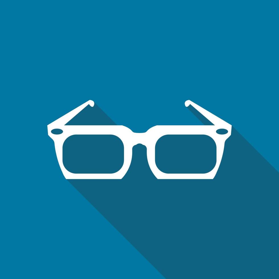 Sunglasses black Icon on white background.Simple design style.vector illustration vector