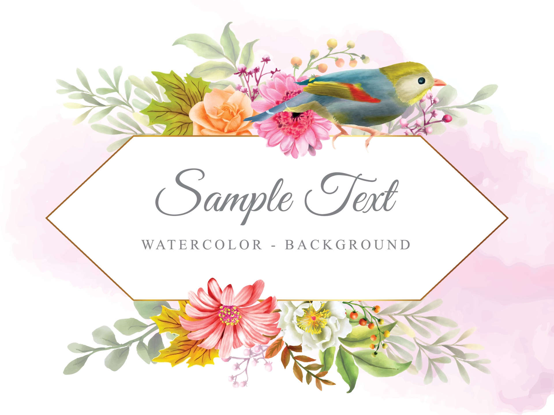 beautiful background with nature collection theme 2371798 Vector Art at