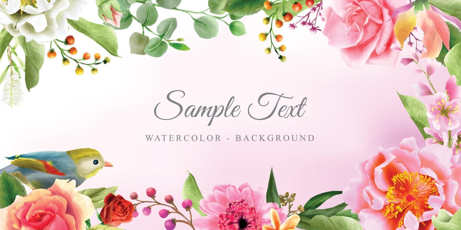 beautiful background with nature collection theme vector