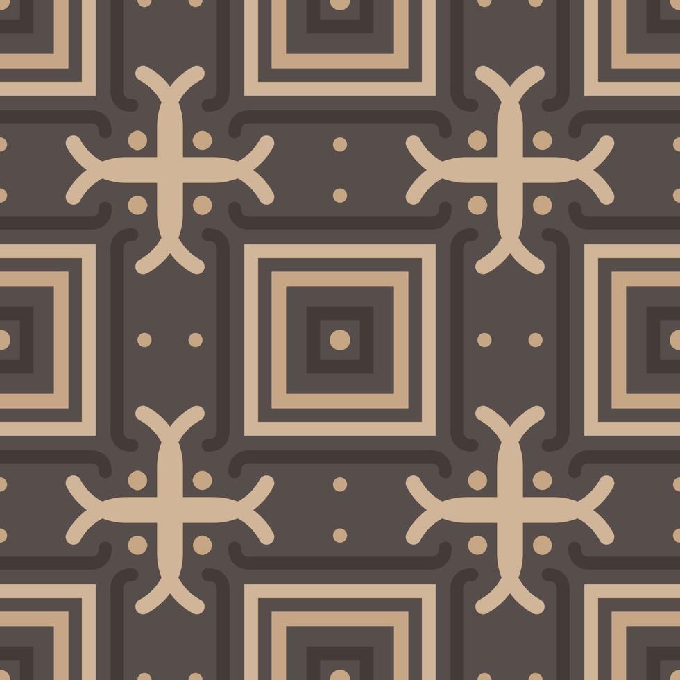 Geometric fabric abstract ethnic pattern vector