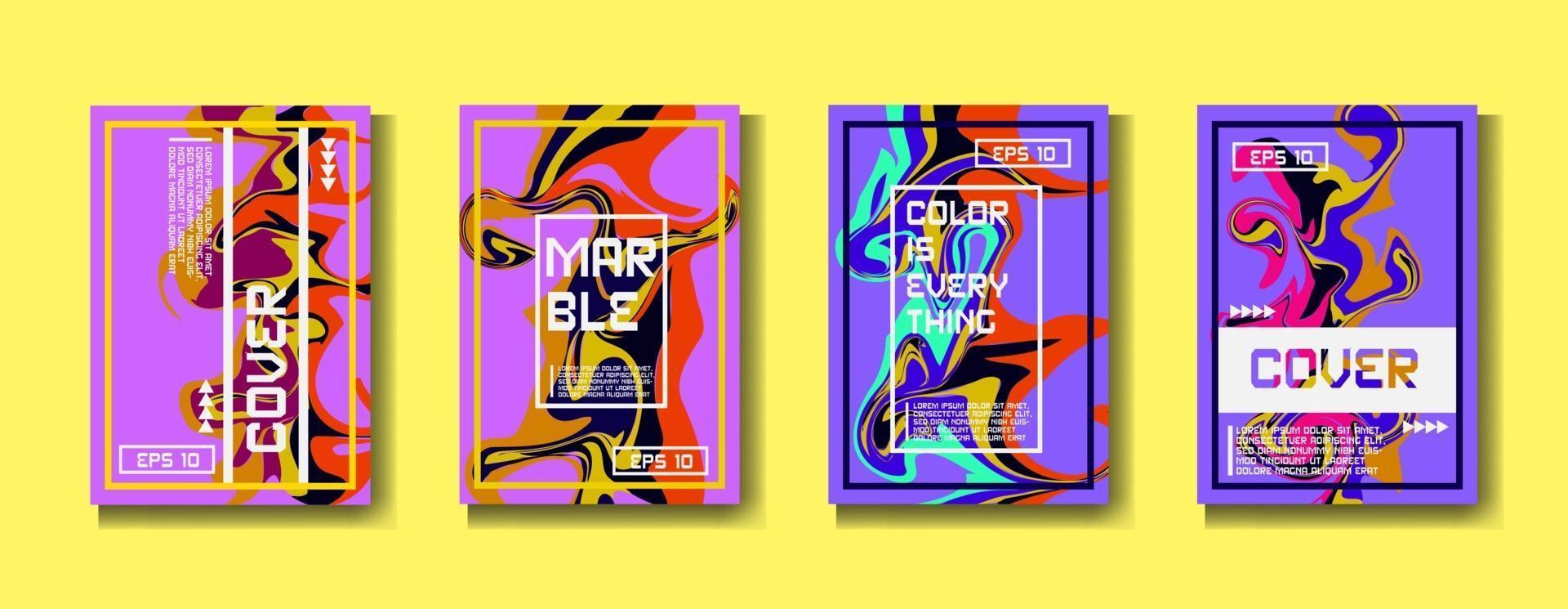 Minimum vector coverage. A set of modern abstract covers. Creative popart triangle element vector. Geometric booklet cover template design. abstract cover.