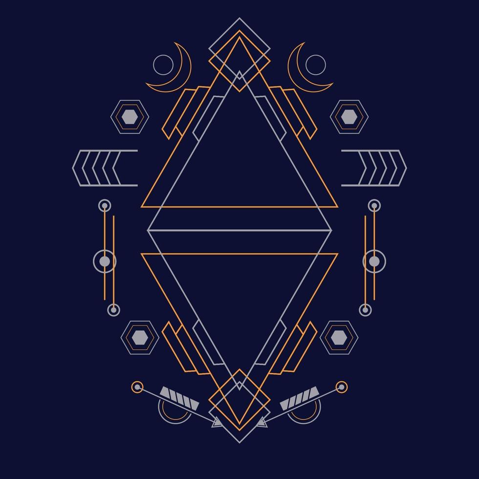Sacred geometry pattern for background, poster.Eps 10 vector