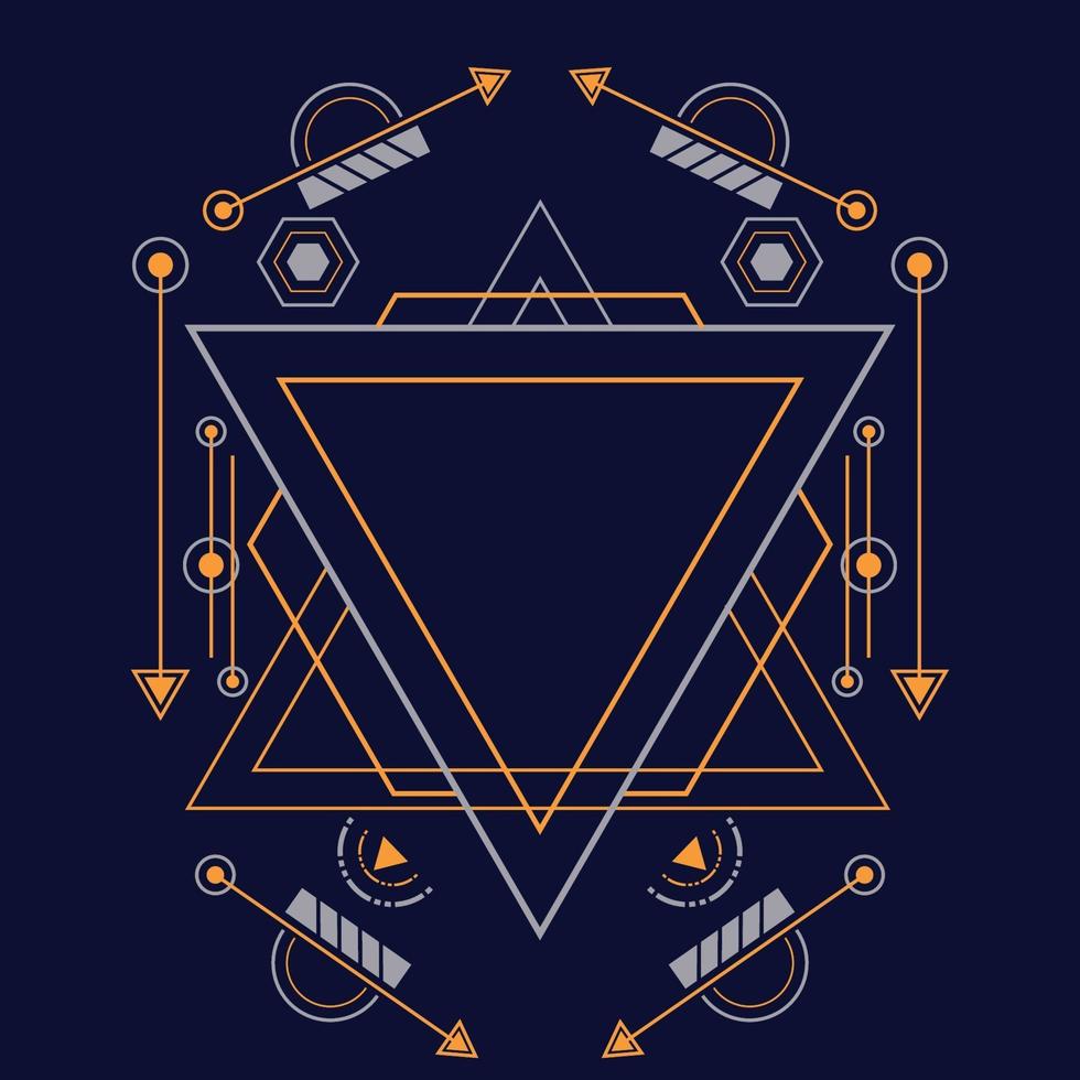 Sacred geometry pattern for background, poster.Eps 10 vector