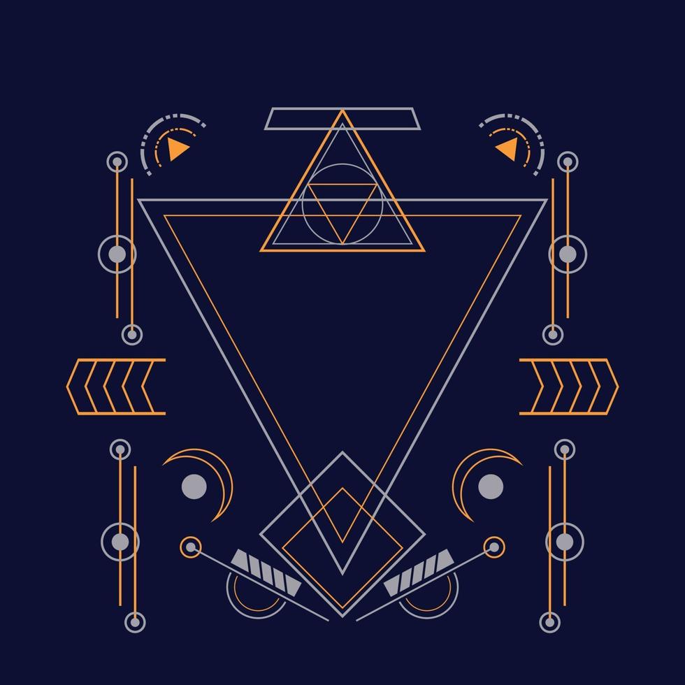 Sacred geometry pattern for background, poster.Eps 10 vector