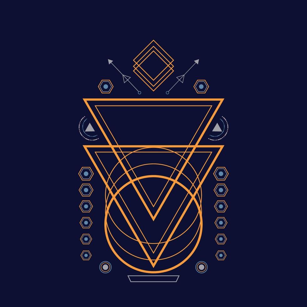 Sacred geometry pattern for background, poster.Eps 10 vector