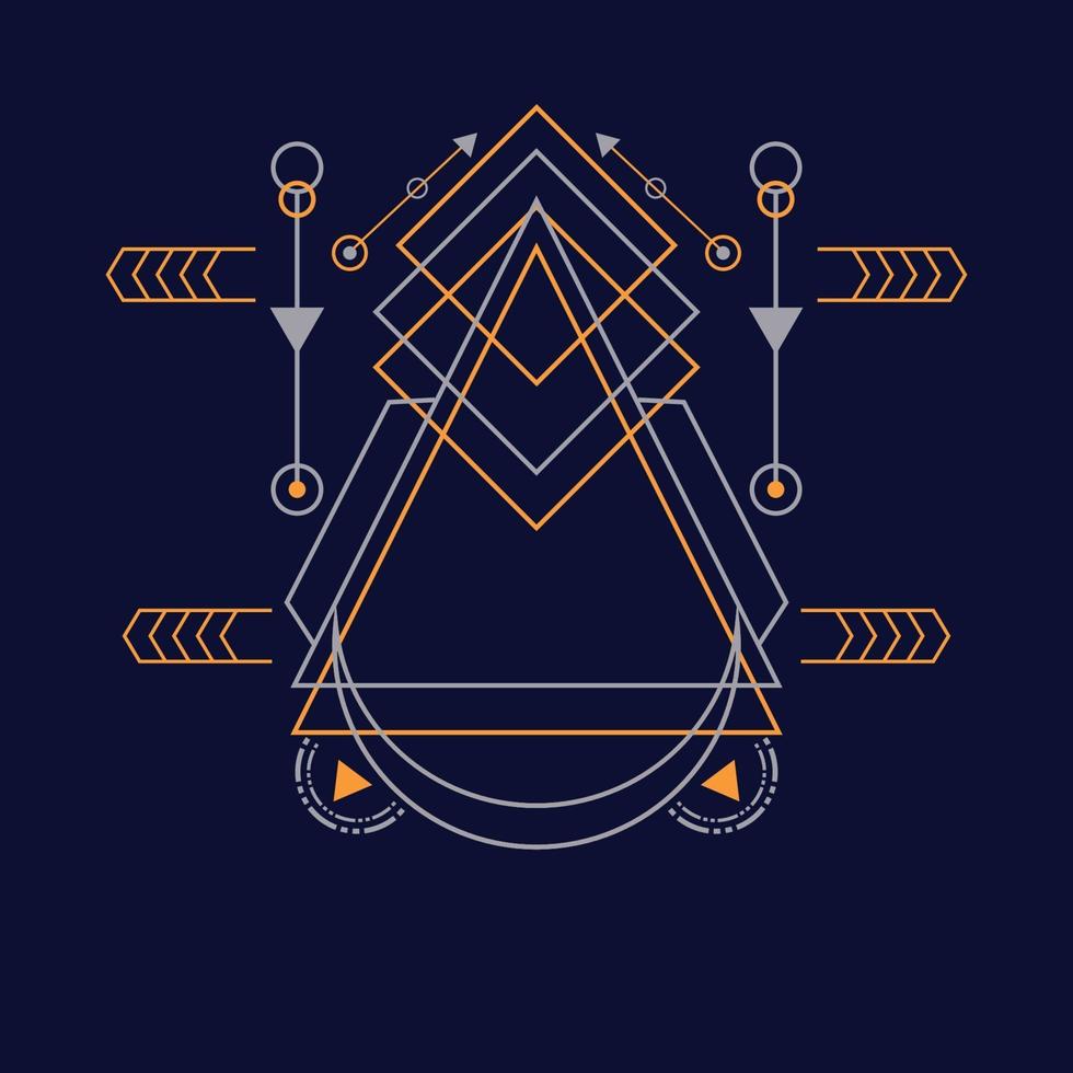 Sacred geometry pattern for background, poster.Eps 10 vector
