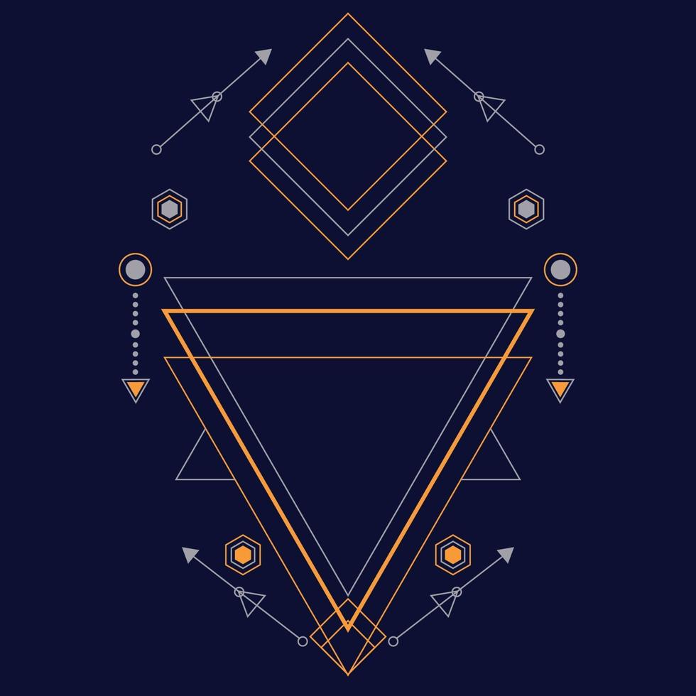 Sacred geometry pattern for background, poster.Eps 10 vector