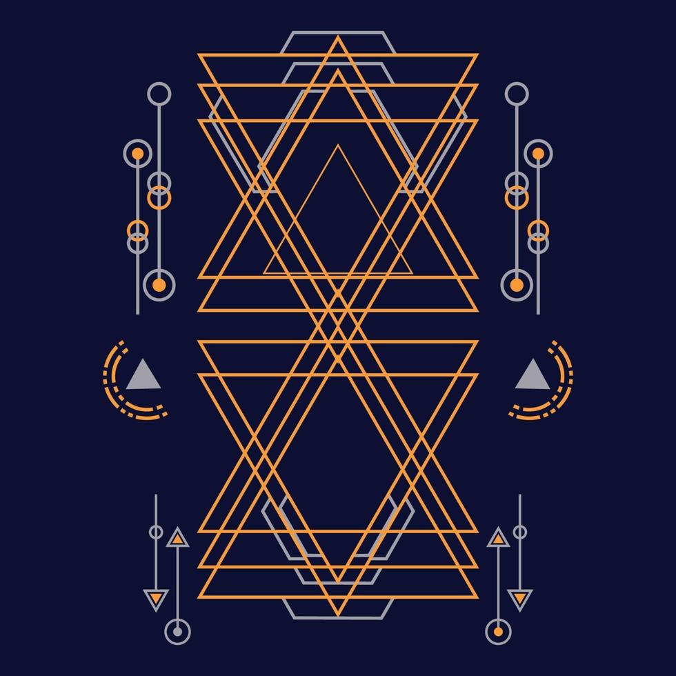 Sacred geometry pattern for background, poster.Eps 10 vector