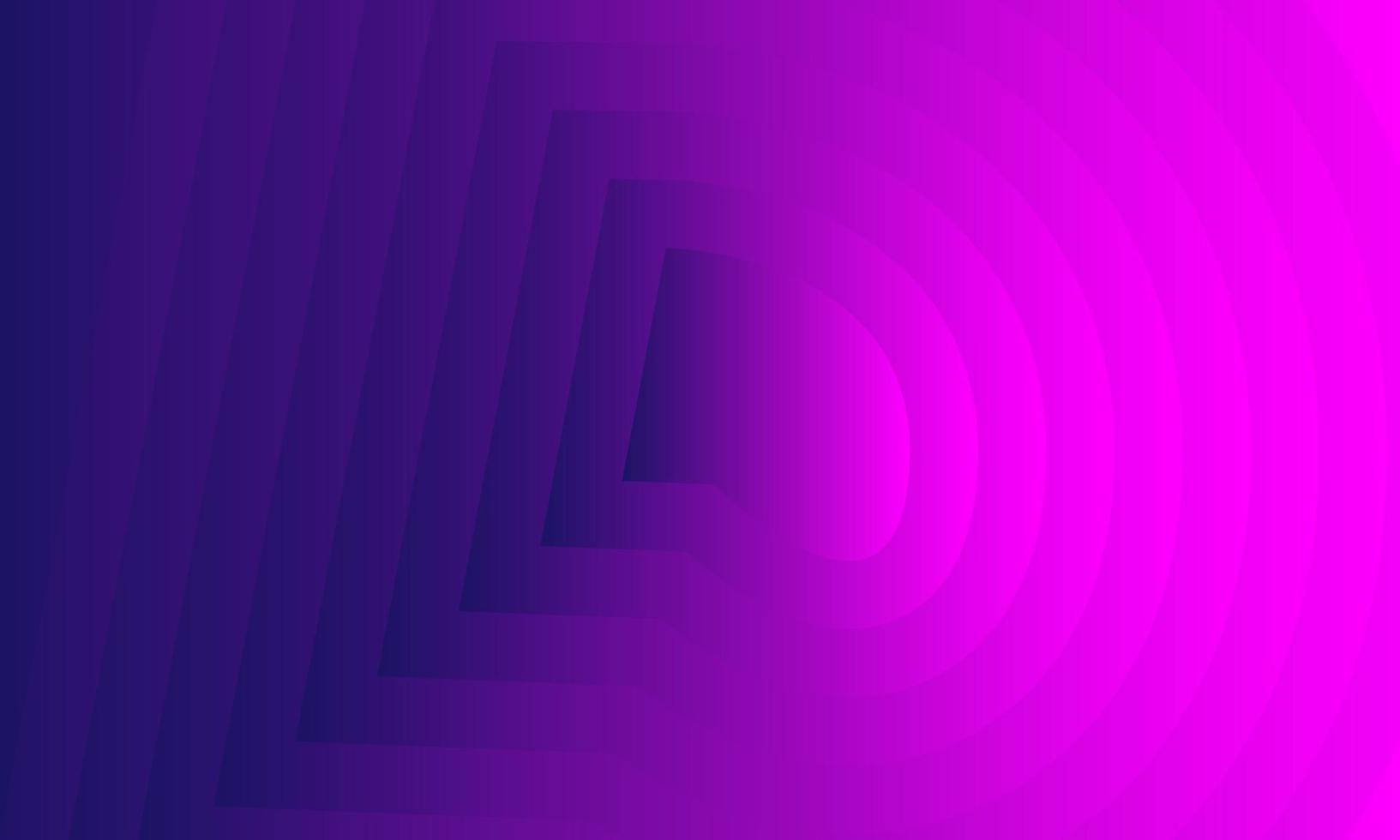 Purple abstract background with 3d effect minimal vector