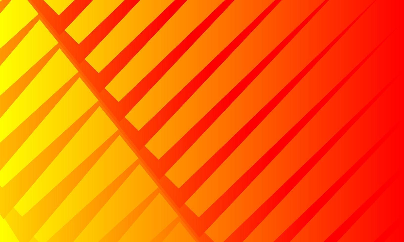 Orange abstract background wrapped in sharp lines vector