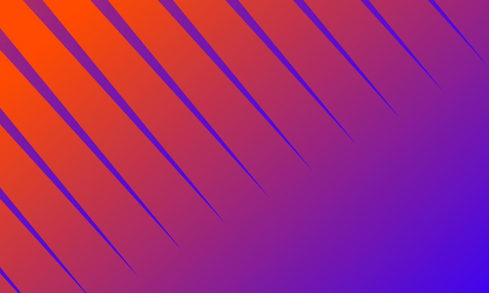 Slanted sharp lines wrapped in colorful gradient abstract background vector