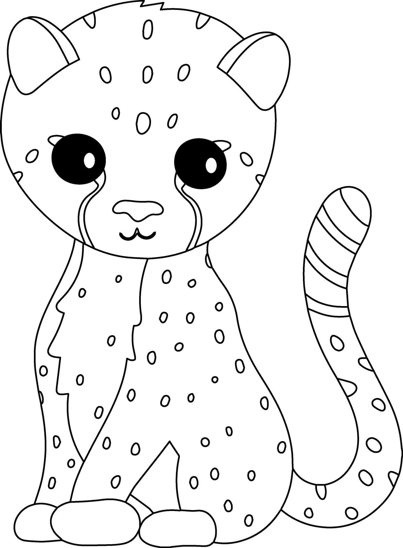 Cheetah Kids Coloring Page Great For Beginner Coloring Book 2373529 Vector Art At Vecteezy Cheetah Kids Coloring Page Great For Beginner Coloring Book 2373529 Vector Art At Vecteezy
