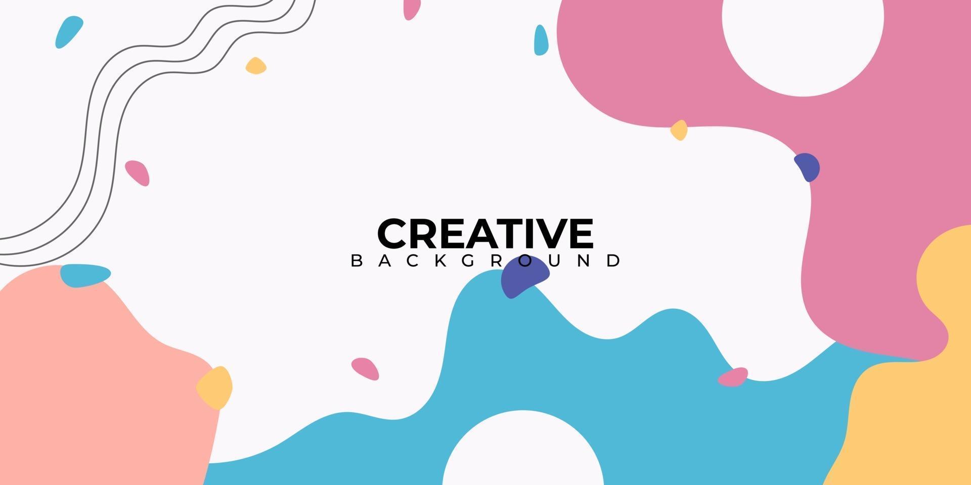 Creative artistic colorful abstract background vector