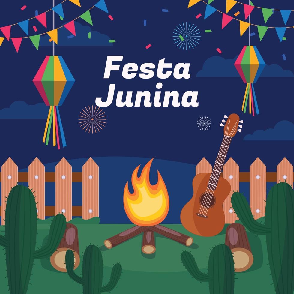 Festa Junina Background vector